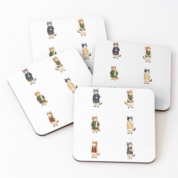Item preview, Cute Cats in Indian Sherwani Sticker Sheet Festive Wedding Cat Illustration designed and sold by Rehnair.