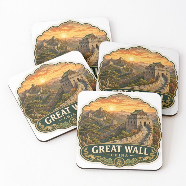 Item preview, Great Wall of China – Mountain Landscape & Historic Travel Art designed and sold by ChicClicker.