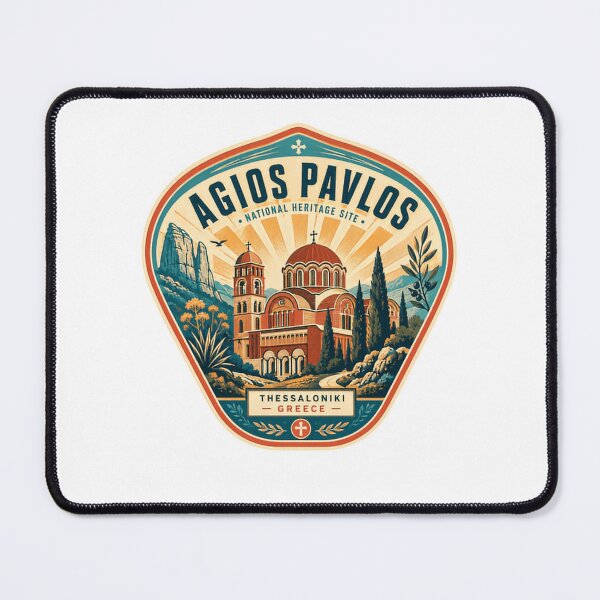 Item preview, Agios Pavlos National Heritage Site Thessaloniki Greece Travel Vacation Landmark designed and sold by Star3NowForMe.