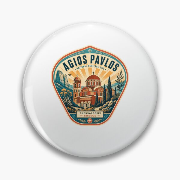 Item preview, Agios Pavlos National Heritage Site Thessaloniki Greece Travel Vacation Landmark designed and sold by Star3NowForMe.