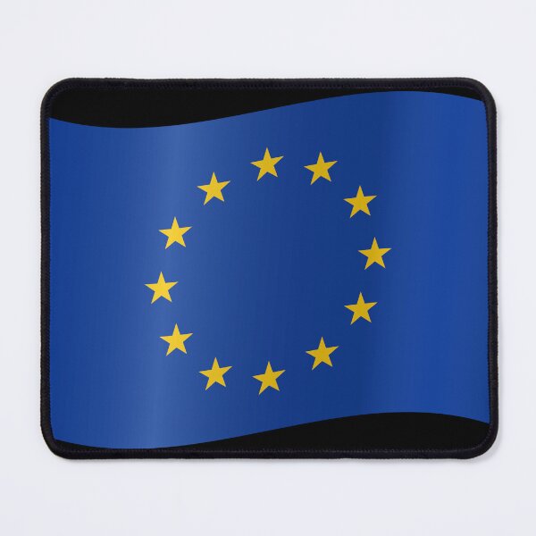 Item preview, European Waving Flag EU Flag Union Pride Design designed and sold by yazdogs.