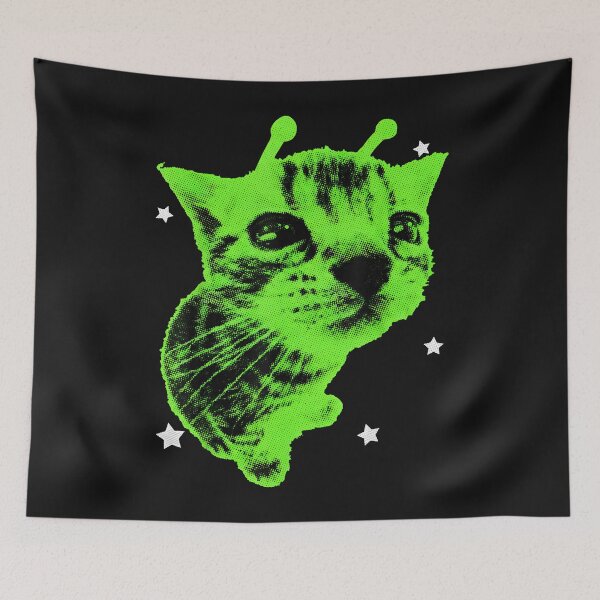 Item preview, Cat Meme Retro Silly Cat Vintage Space Kitty Funny  designed and sold by MOHAMED FRASER.