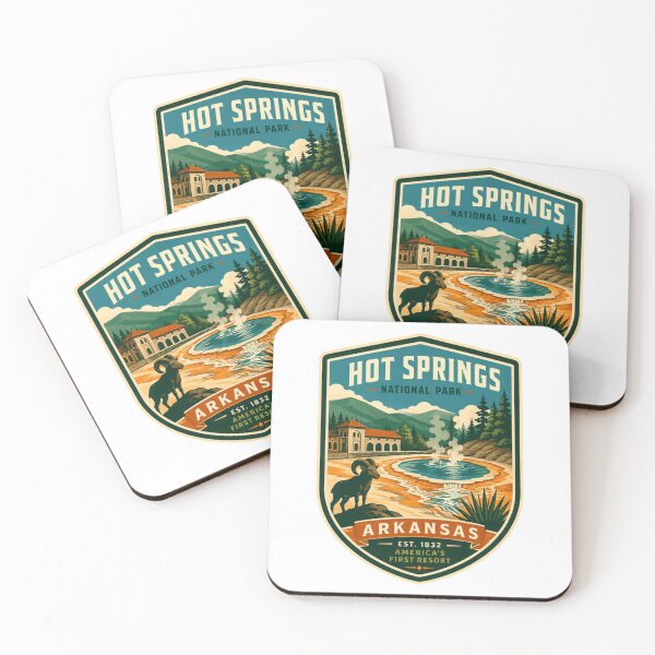 Item preview, Hot Springs National Park Arkansas Est. 1832 America's First Resort Visitor Travel designed and sold by Simsimah26Parks.
