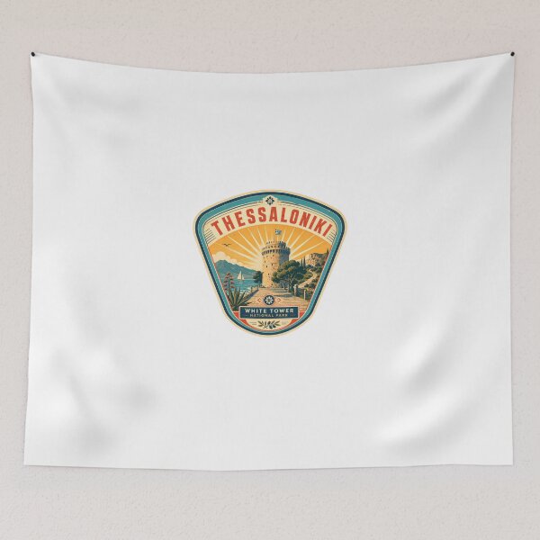 Item preview, Thessaloniki White Tower National Park Greece Travel Destination Souvenir designed and sold by Star3NowForMe.