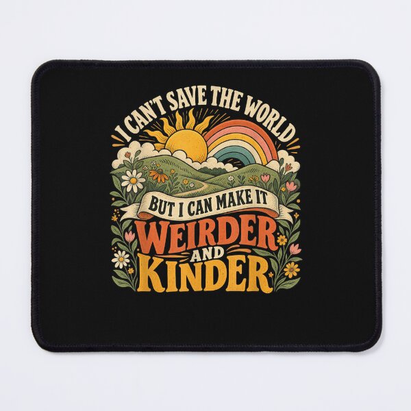 Item preview, I Can't Save the World but I can Make it weirder & Kinder  designed and sold by ArtByimamS.