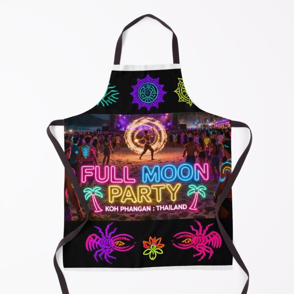 Item preview, Full Moon Party – Koh Phangan Thailand | Neon Tropical Beach Festival designed and sold by Spirit of Siam.