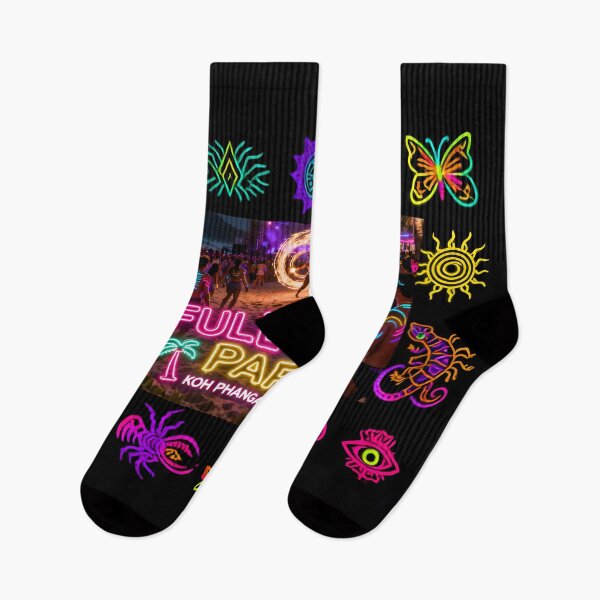 Item preview, Full Moon Party – Koh Phangan Thailand | Neon Tropical Beach Festival designed and sold by Spirit of Siam.