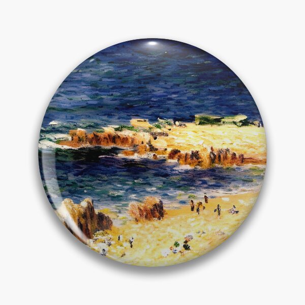 Item preview, The Big Blue at Antibes: A Radiant Mediterranean Seascape designed and sold by artdesignsnow.