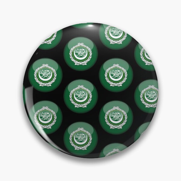 Item preview, Arab League 3D Round Flag Pan Arab Pride Design designed and sold by yazdogs.