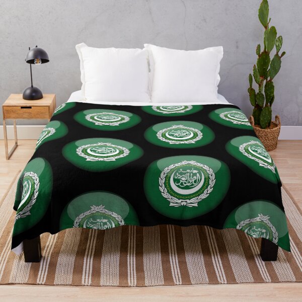 Item preview, Arab League 3D Round Flag Pan Arab Pride Design designed and sold by yazdogs.