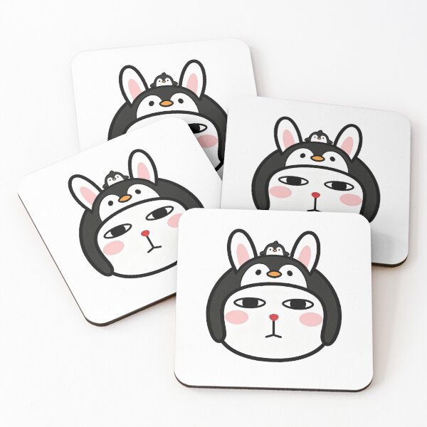 Item preview, Penguin Bunny Cute Animal Sticker designed and sold by saiwao.