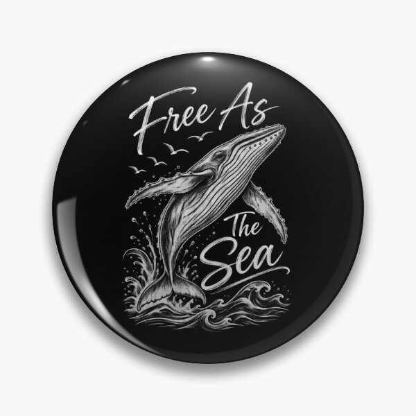 Item preview, Humpback Whale - Free As The Sea designed and sold by TY-Cat-Tees.