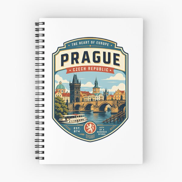 Item preview, The Heart Of Europe Prague Czech Republic Est. 1874 City Of A Hundred Spires Travel Vacation Souvenir designed and sold by Simsimah26Parks.