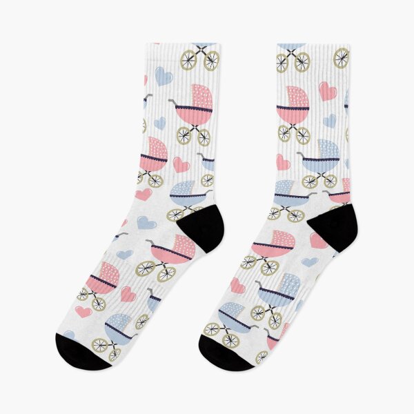 Item preview, Baby Stroller Pink Blue Pattern designed and sold by Zaya_art.