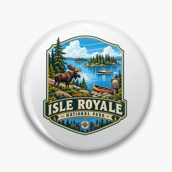 Item preview, Isle Royale National Park Michigan Outdoor Nature Lover designed and sold by Simsimah26Parks.
