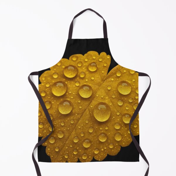 Aperçu de l'œuvre Golden Leaf Drops – Nature Minimaliste créée et vendue par Catfcreations.