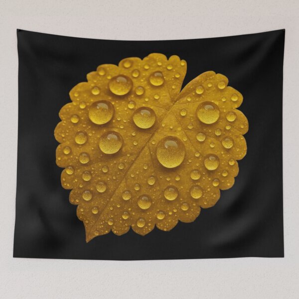 Item preview, Golden Leaf Drops – Nature Minimaliste designed and sold by Catfcreations.