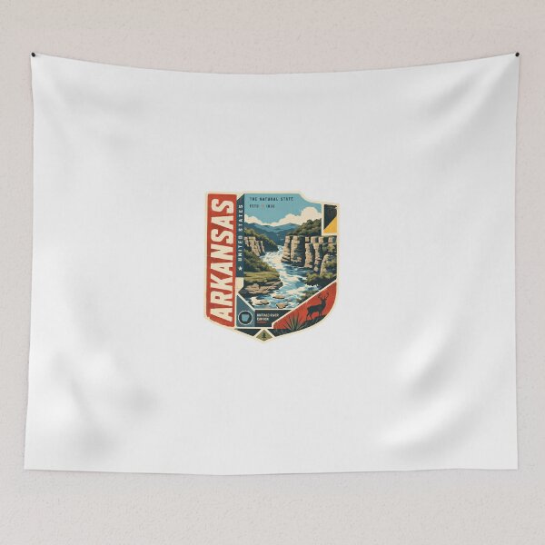 Item preview, Arkansas United States The Natural State Estd 1836 Buffalo River Canyon Travel Outdoor designed and sold by Star3NowForMe.
