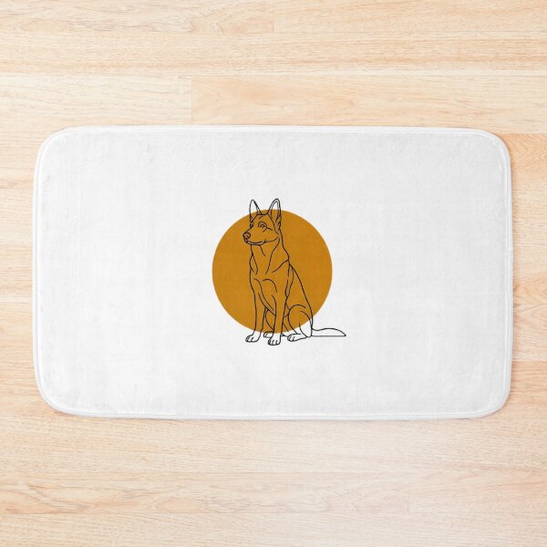 Item preview, German Shepherd Boho Line Art Dog Lover Gift designed and sold by GTFullShop.