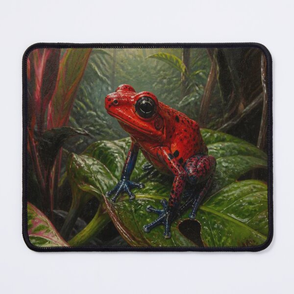 Item preview, Red Dart Frog designed and sold by Artnovalty.redbubble.com.