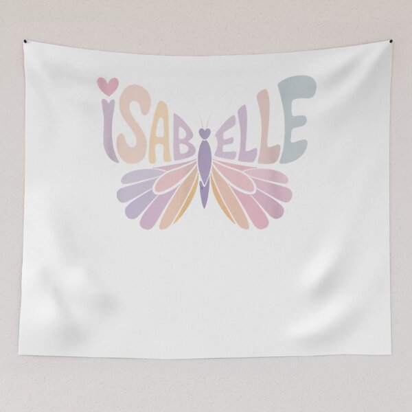 Item preview, Isabelles Butterfly - Personalized Cute Name Vintage Style 80s 90s designed and sold by MathiasFuchs.