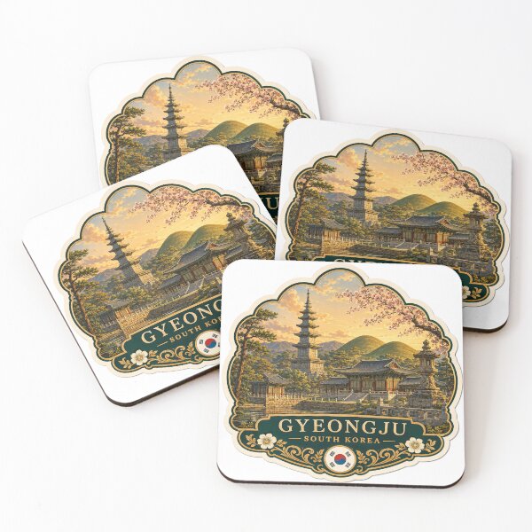 Item preview, Gyeongju South Korea – Temples, Pagodas & Historic Travel Art designed and sold by ChicClicker.