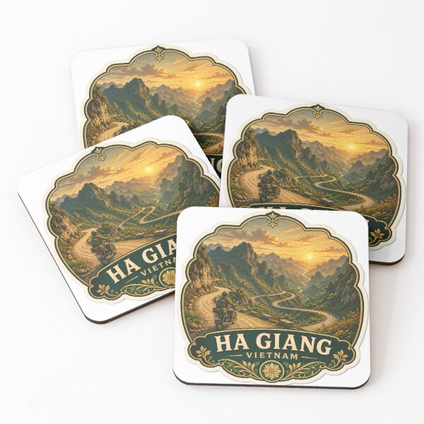 Item preview, Ha Giang Vietnam – Mountain Roads & Scenic Adventure Travel Art designed and sold by ChicClicker.