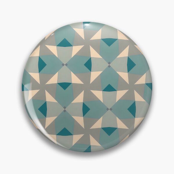 Item preview, Geometric pattern with muted tones and bold shapes designed and sold by PenguinWinter.