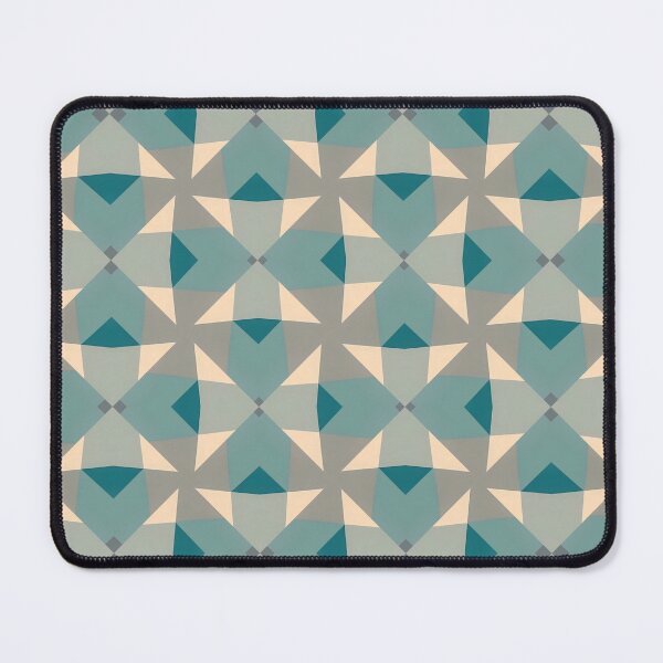 Item preview, Geometric pattern with muted tones and bold shapes designed and sold by PenguinWinter.