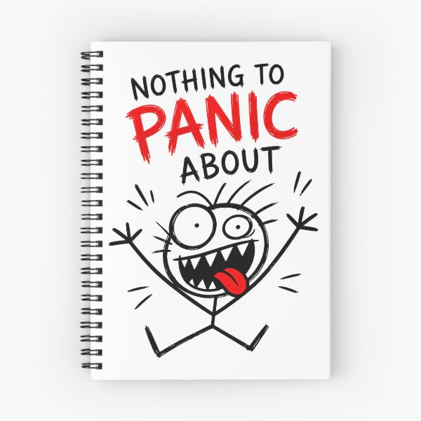 Item preview, NOTHING TO PANIC ABOUT designed and sold by JustLaughCo.