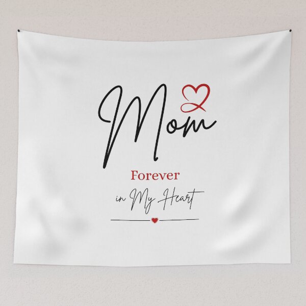 Item preview, Mom Forever in My Heart | Mother's Day Gift Shirt, Mug designed and sold by FlareCraftStudio.