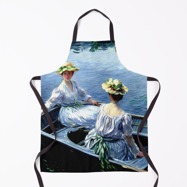 Item preview, The Blue Rowboat: A Tranquil Impressionist Study of Water designed and sold by artdesignsnow.