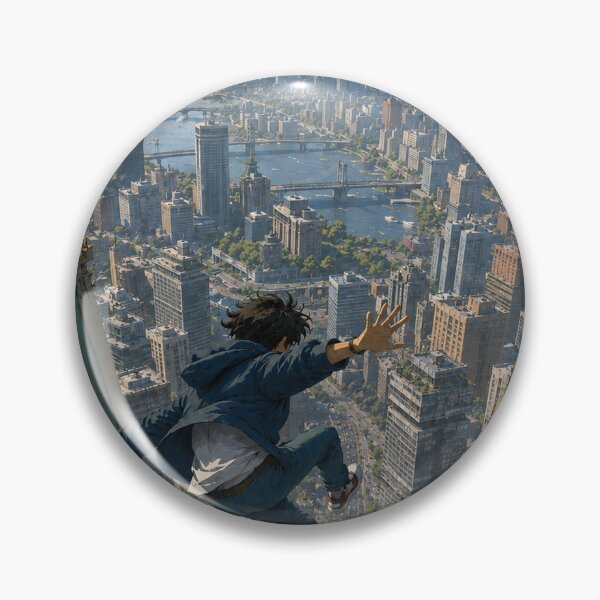Item preview, Skyline Leap Over the City designed and sold by NordenPosters.