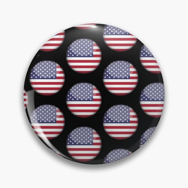 Item preview, United States 3D Round Flag American Pride USA Design designed and sold by yazdogs.