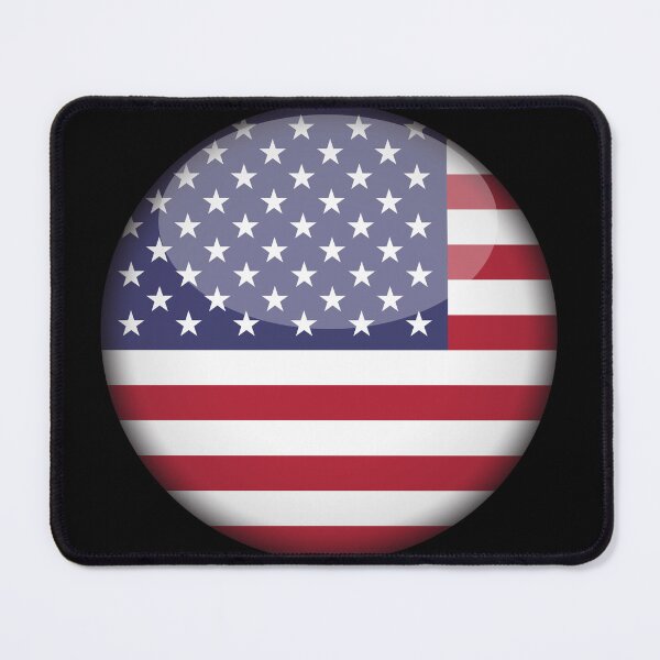 Item preview, United States 3D Round Flag American Pride USA Design designed and sold by yazdogs.