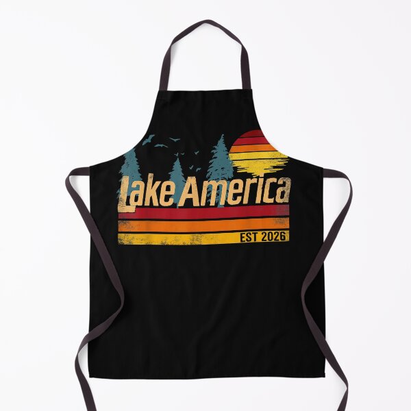 Item preview, Artworks Lake America Vintage For Sunset Men Women designed and sold by MathiasFuchs.