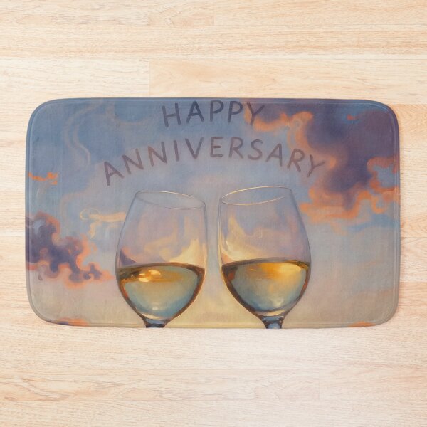 Item preview, Happy Anniversary – Romantic Wine Celebration designed and sold by Nomad-Maynard.