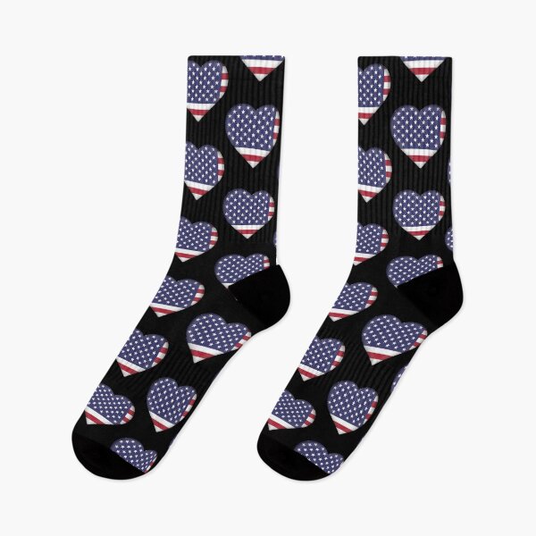 Item preview, United States Flag Heart 3D American Love Gift Design designed and sold by yazdogs.