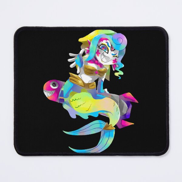 Item preview, Mermaid Riding Shark designed and sold by Spacerosaa.