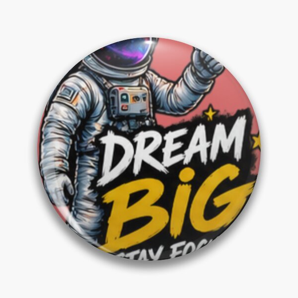 Item preview, Dream Big Stay Focused – Motivational Typography T-Shirt designed and sold by VasiArtLab.