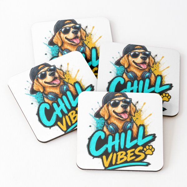 Item preview, Chill Vibes – Relaxed Summer Streetwear Typography T-Shirt designed and sold by VasiArtLab.