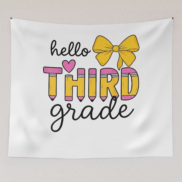 Item preview, Hello 3rd\ for Girls Boys Cute Back to School Pencil designed and sold by MathiasFuchs.