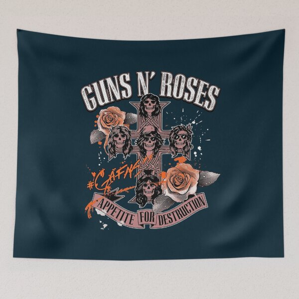 Item preview, Guns N' Roses Appetite for Destruction Band Collage designed and sold by RunolfsdottirEs.