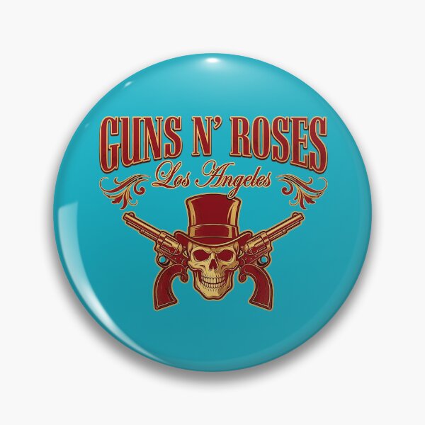 Item preview, Guns N' Roses Los Angeles Skull and Pistols Design designed and sold by RunolfsdottirEs.