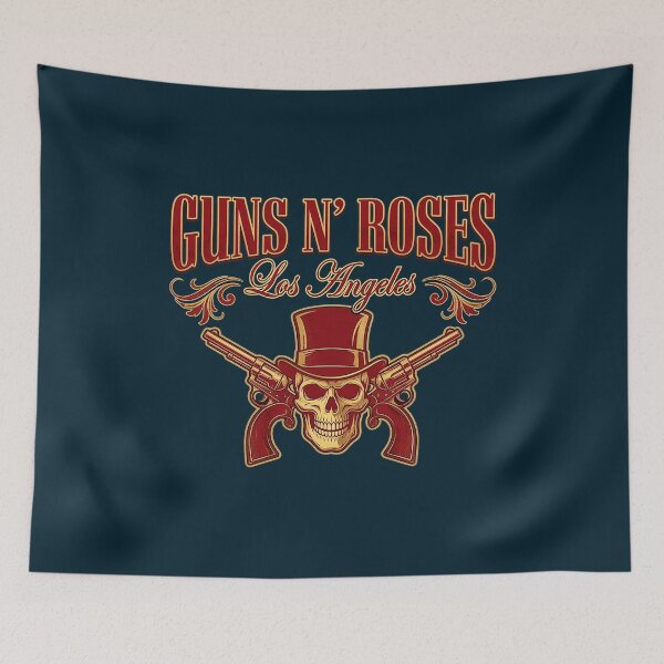 Item preview, Guns N' Roses Los Angeles Skull and Pistols Design designed and sold by RunolfsdottirEs.