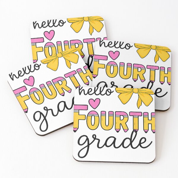 Item preview, Hello 4th Grade for Girls Boys Cute Back to School Pencil  designed and sold by MathiasFuchs.