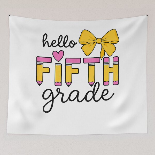 Item preview, Funny Hello 5th Grade for Girls Boys Cute Back to School Pencil  designed and sold by MathiasFuchs.