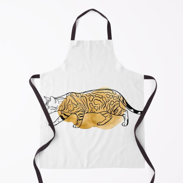 Item preview, Bengal Cat Boho Line Art Spotted Cat Lover Gift designed and sold by GTFullShop.
