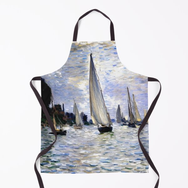 Item preview, The Boats, Regatta at Argenteuil: A Sunlit Impressionist Scene of Sailing designed and sold by artdesignsnow.
