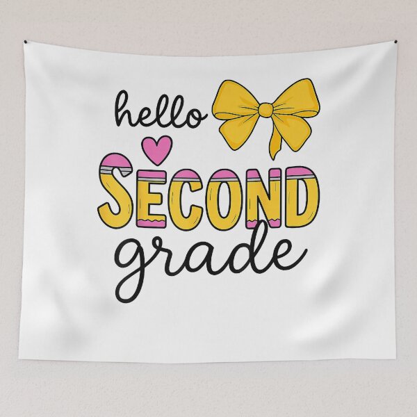 Item preview, Funny Gift Hello Second Grade for Girls Boys Cute Back to School Pencil  designed and sold by MathiasFuchs.